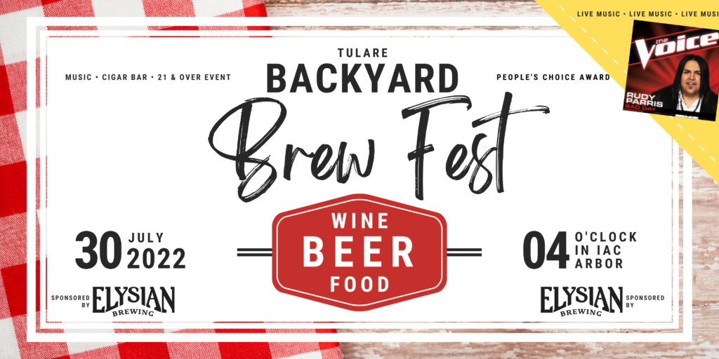 Tulare Backyard Brew Fest Poster